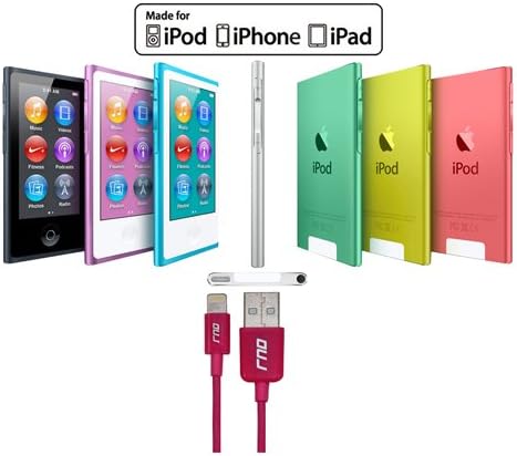 RND MFi Certified 1.5 FT Lightning to USB Cable for i Phone, i Pad & i Pod – Optimal Fast Charging & Data Sync Accessory for i Phone X Series, 8, 7, 6 Models – Durable & Portable Black Design for Everyday Use