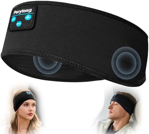 Ultimate Bluetooth Sleep Headphones with Adaptive Headband – Wireless Earbuds for Supreme Comfort & High-Definition Sound Quality – Perfect for Yoga, Fitness, and Serene Sleep – Thoughtful Gift Choice for Any Occasion, Effortless Connectivity & Multifunctional Design