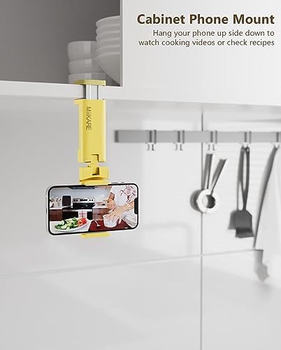 Mii KARE Universal Airplane Phone Holder – Innovative 360-Degree Rotating Smartphone Mount for Ultimate In-Flight Entertainment, Lightweight and Durable Travel Companion for Effortless Viewing on Tray Tables, Perfect for Long Flights and Quick Getaways