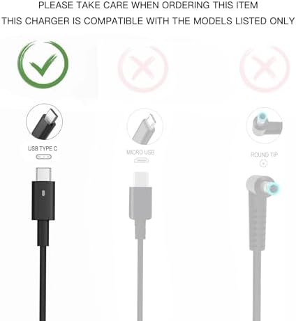 High-Efficiency 65 W USB-C Power Adapter for Dell Laptops – Universal Compatibility with Latitude & XPS Series – Fast Charging for Enhanced Performance and Durability – Ideal for Home and Office Use – Meets OEM Standards – 24/7 Customer Support