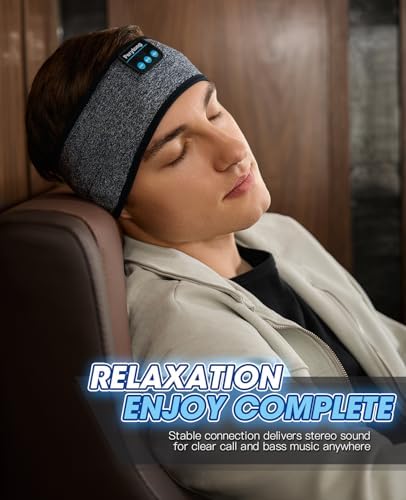 Perytong Wireless Bluetooth Sports Headband Headphones – Ultimate Comfort & Crystal-Clear Sound for Sleep, Yoga & Jogging – Perfect for Insomnia Relief, Meditation, and Easy Device Pairing