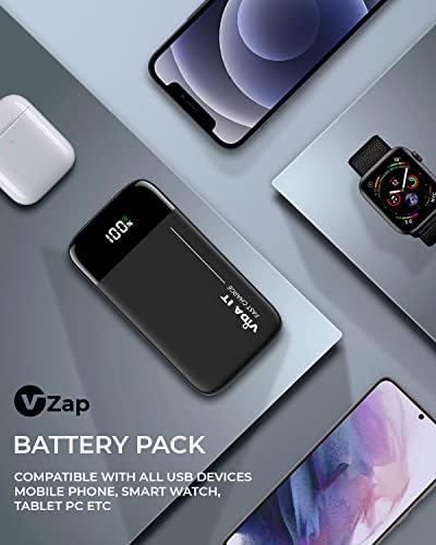 Ultimate 10,000 m Ah Power Bank for Heated Jackets & Accessories – Vida IT Ultra-Fast Charging USB-C Portable Charger with LED Display for i Phone & Samsung – Reliable Battery Pack for Cold Weather Adventures