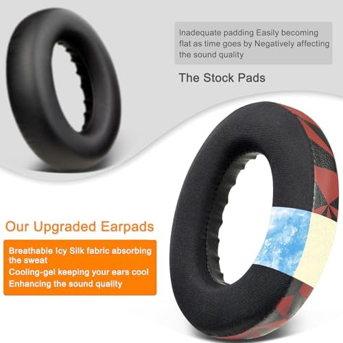 Transform Your Bose 700 Wireless Headphones with SOULWIT Cooling Gel Earpads – Ultra-Soft Ice Silk Fabric for Breathable Comfort, High-Density Noise-Cancelling Foam for Superior Sound Isolation, Easy Installation & Elegant White Design – Elevate Your Audio Experience Today!