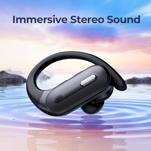 Ultimate Bluetooth 5.3 Wireless Earbuds with Cutting-Edge Active Noise Cancelling – 90 Hours of Playtime for All-Day Listening – IPX7 Waterproof for Ultimate Durability – Ergonomic Design for Secure Comfort – Ideal for Audiophiles and Active Lifestyles Seeking Premium Sound and Hands-Free Calling Solutions