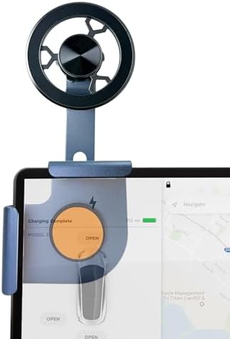 Transform Your Tesla Driving Experience with the Premium Magnetic Phone Holder for Model 3/Y/S/X – Effortless Hands-Free Operation, No Adhesives Required, Strong Mag Safe Compatibility for All Smartphones, Elegant Design for Perfect Integration
