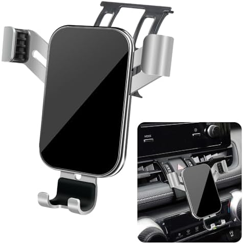 LUNQIN Toyota RAV4 Car Phone Holder (2019-2025) – Premium Adjustable Smartphone Mount with 360° Rotation for Safe Navigation and Hands-Free Calls – Perfect for LE, XLE, SE, Woodland, and RAV4 Hybrid Models – Enhance Road Safety and Accessibility with Durable Design