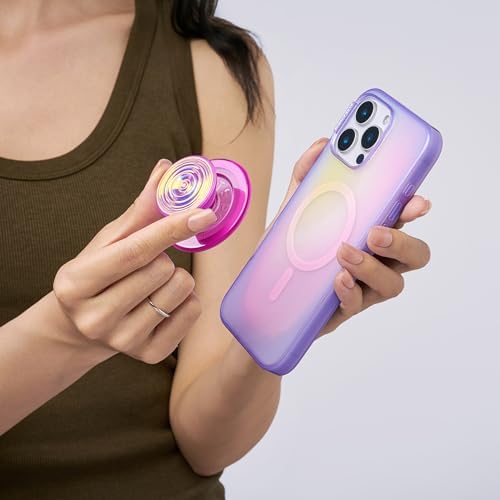 Mag Safe-Ready Tidepool Lava Pop Socket Phone Grip & Stand – Magnetic Hold for Effortless Wireless Charging, Hands-Free Viewing, and Stylish Functionality – Transform Your Mobile Experience with Enhanced Compatibility and Unique Design