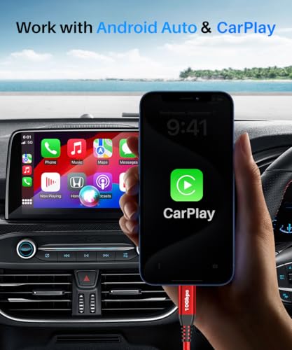 High-Speed USB C Cable 10 Gbps Data Transfer – 6 ft Braided Charger Cord (3 Pack) for i Phone 16/15 Pro Max & Samsung Galaxy S24/S23/S22 – 3.1 A Fast Charging, Enhanced Durability & Compatibility for Car Play and Android Auto