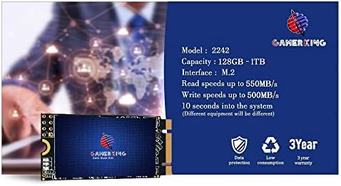 Transform Your PC with GAMERKING 64 GB SATA III Internal SSD – Unleash Blazing Fast 6 Gb/s Transfer Speeds for Superior Performance and Reliability in Laptops and Desktops – Compact 7 mm Design for Optimal Space Efficiency and Seamless Upgrades