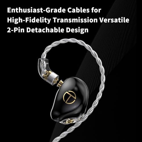Experience the Ultimate Sound Revolution with FEDAI TRN ST7 In-Ear Monitor Earbuds – Cutting-Edge Hybrid Hi-Fi Earphones Featuring Dual Dynamic & Balanced Armature Drivers for Superior Noise Isolation and Crystal-Clear Audio Quality – Lightweight Wired Design Perfectly Tailored for Musicians and Audiophiles – Stylish Transparent Aesthetic for Maximum Comfort and Device Versatility