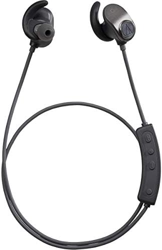 Audio-Technica ATH-SPORT90 BTBK Sonic Sport Wireless Earbuds – Premium Bluetooth In-Ear Headphones for Active Lifestyles with Enhanced Durability and Comfort