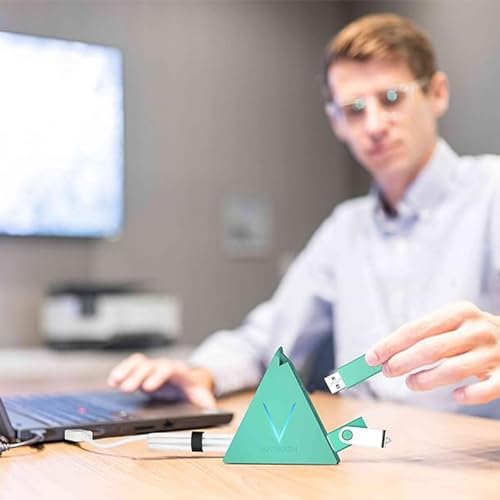 Maximize Your Device Connectivity with the Stylish Dark Purple USB C Hub Tower – 4-Port Splitter Adapter Featuring 2 FT Cable for Mac Book, i Mac, and Surface – High-Speed USB 3.0 Hub for Effortless Multi-Device Management and Enhanced Productivity