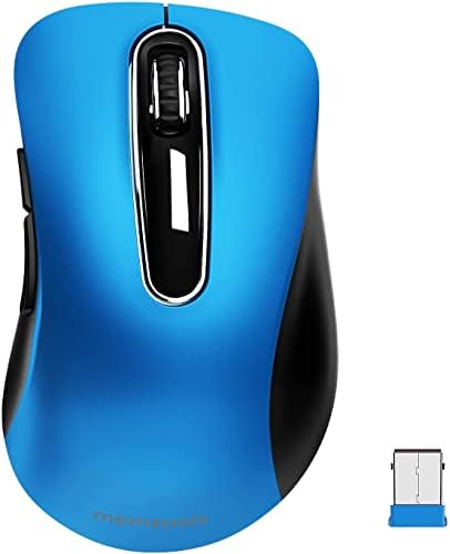 Upgrade Your Workflow with the Memzuoix 2.4 G Wireless Mouse – Ergonomic and Portable 1400 DPI USB Mouse for Laptop, PC & Desktop | 5 Customizable Buttons for Ultimate Control | Ideal for Professionals and Casual Users Alike