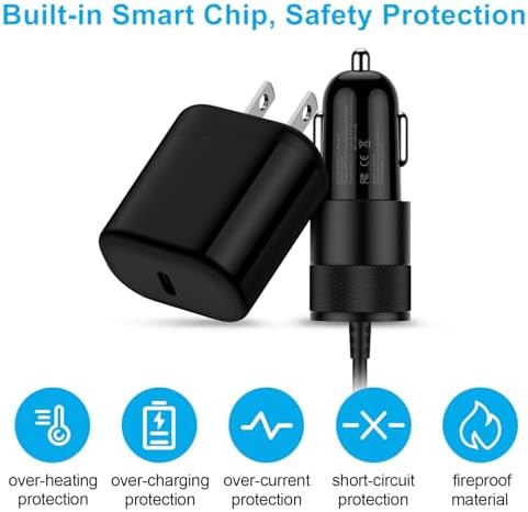 Motorola Dual Port Car Charger for Razr Ultra 2025 & Edge 2025 | Fast USB-C Charging for Moto G Series | Essential Travel Companion for Rapid Power and Uninterrupted Connectivity on the Road