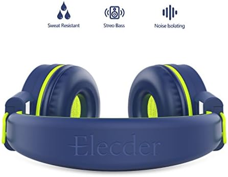 ELECDER i37 Foldable Kids Headphones – Lightweight, Adjustable On-Ear Wired Headphones in Vibrant Peach/Purple for School, Travel & Home Learning – Perfect Audio Companion for Young Learners & Teens with Comfortable Fit and Universal Device Compatibility