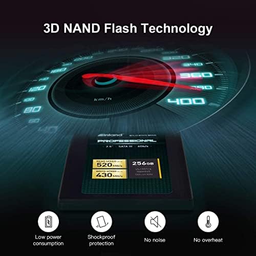 Supercharge Your Device with INLAND Professional 512 GB SSD – Ultra-Fast 3 D TLC NAND SATA III Internal Drive for Top-Tier Performance and Effortless Compatibility