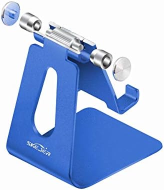 Adjustable Cell Phone Stand, Phone Holder,Tablet Stand Dock,Aluminum Desktop Compatible with iPhone 12 iPad,Samsung Galaxy,Google All Smart Phone/Tablets Under 10 in-Rose Gold + Royal Purple – Enhanced Compatibility and Speed