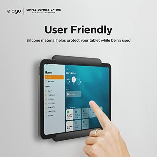 Elevate Your Smart Home with the Elago Wall Mount for i Pads – Stylish and Functional Tablet Stand with Scratch-Free Protection, Effortless Installation, and Integrated Cable Management – Compatible with Mini, Air, and Pro Models for Seamless Home Kit Integration and Enhanced Aesthetics