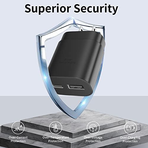 Rapid Charge Duo: 25 W Type C Fast Charger 2-Pack for Samsung Galaxy Devices – Ultra-Fast USB C Wall Adapters with Dual Port Efficiency and Advanced Safety Features for Home, Office, and Travel Use