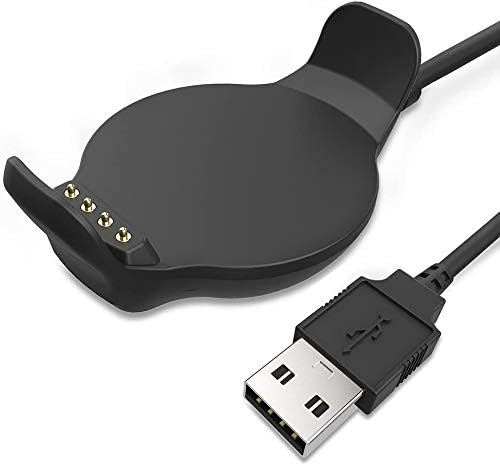 Garmin Forerunner 620 Charging Solution – Fit Turn USB Data Sync Cable with Clip Cradle Dock, 100 cm Length for Seamless Power & Performance Optimization – Essential Smartwatch Accessory for Efficient Charging & Data Transfer