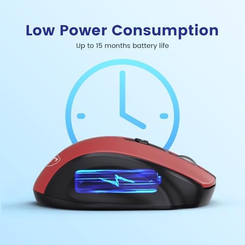 Elevate Your Workflow with the D-09 Wireless Mouse – Ergonomic USB Cordless Design, 5-Level 2400 DPI Precision, 16-Month Battery Life, Perfect for PC, Mac, and Chromebook Users – Convenient 2-Pack for Enhanced Productivity and Ultimate Comfort
