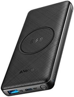 Anker Power Core III 10,000 m Ah Wireless Portable Charger – Qi-Certified 10 W Fast Wireless Charging & 18 W USB-C Quick Charge for i Phone 14 Series, i Pad, Air Pods & More – Ultimate Portability with Enhanced Device Compatibility and Safety Features