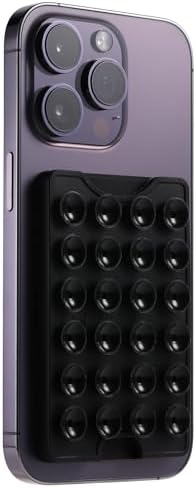 BIAJIYA Phone Sticky Grip Wallet Mount Stick on Suction Mirrors Phone Card Holder Silicone Adhesive Phone Accessory for Tiktok All Smartphones (RoseGold5PC) – Enhanced Compatibility and Speed