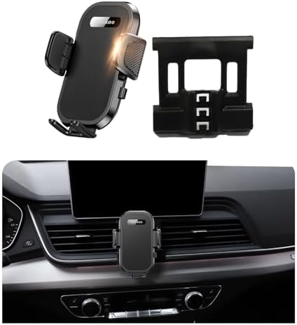 Revolutionary 360-Degree Adjustable Phone Holder for Audi Q5/SQ5 (2010-2017) – Premium Cradle for 4-7″ Smartphones, Optimal Safety for Hands-Free Navigation and Calls, Streamlined Design for Effortless Installation, Ideal for Audi Aficionados