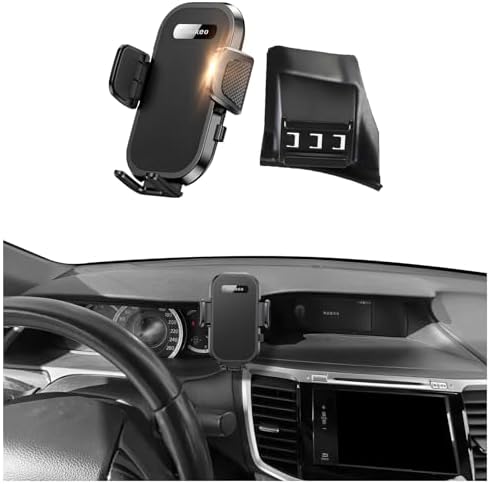 Premium Adjustable Car Phone Holder for Honda Accord 2013-2017 – 360-Degree Rotating Cradle for 4-7 Inch Smartphones, Enhanced Safety and Hands-Free Navigation, Custom Fit Auto Accessory for Seamless Driving Experience