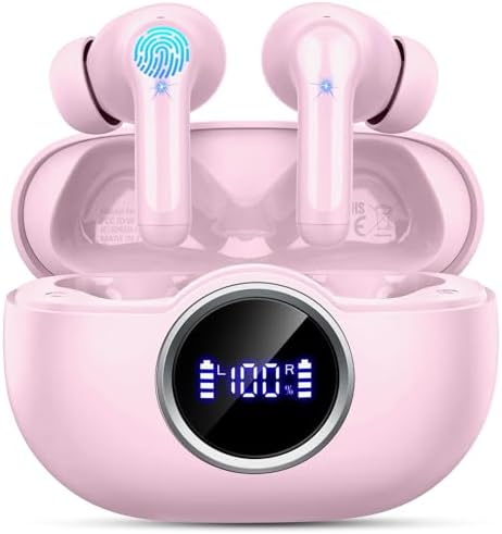 Experience Unmatched Audio Freedom with Rinsmola Bluetooth Wireless Earbuds – Immerse Yourself in Deep Bass Hi-Fi Stereo Sound, Advanced 4-Microphone ENC Noise Cancellation for Clear Conversations, and IP7 Waterproof Protection for Ultimate Durability – Perfect for Sports, Workouts, and Daily Use Across All Devices Including Android, i OS, and Laptops. Enjoy Quick USB Charging for On-the-Go Convenience, Stylish Design for Everyday Use, and Enhanced Compatibility for Seamless Connectivity. Elevate Your Listening Experience with Dynamic Sound Quality and Comfort Fit, Ideal for Music Lovers and Fitness Enthusiasts Alike. Unleash Your Potential with Rinsmola Earbuds, Where Superior Sound Meets Robust Performance for Every Lifestyle.