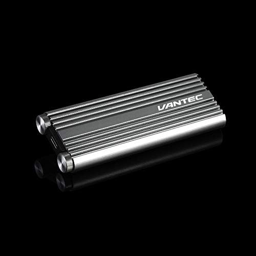 Transform Your M.2 NVMe SSD into a Lightning-Fast External Drive with the Vantec NST-220 C3-SG USB 3.2 Gen2 x2 20 G Type C Enclosure – Ideal for Professionals and Casual Users Alike, Featuring Tool-Free Setup, Durable Aluminum Design, and Unmatched 20 Gbps Speed for Seamless Data Transfers and Efficient File Management on the Go
