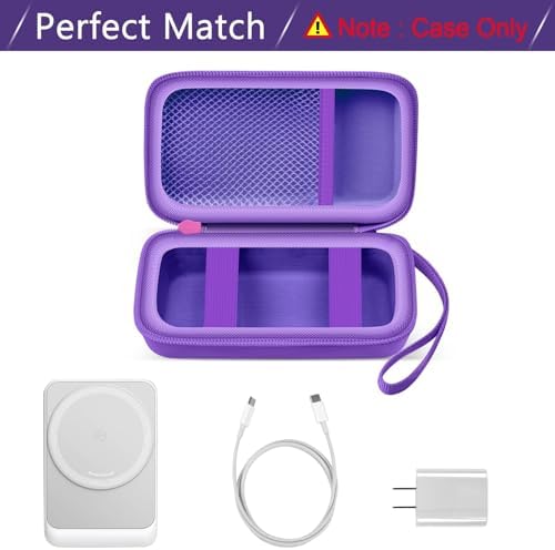 Stylish Pink Case for Anker Mag Go 3-in-1 & Mag Go UFO Charging Station – Premium Organizer for Wireless Chargers, Enhanced Compatibility with Mag Safe Duo, Portable Foldable Design for Travel, Secure Storage Solution for Augnner, Iseyyox, LISEN, RTOPS – Elevate Your Charging Experience with Durable Protection and Effortless Access