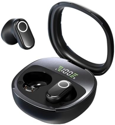 Elevate Your Audio Experience with Space Capsule Wireless Earbuds – Advanced Bluetooth 5.4 Connectivity, Immersive Hi-Fi Stereo Sound with Deep Bass, Exceptional 40-Hour Playtime, Ultra-Lightweight Comfort for All-Day Use, Robust Waterproof Design for Active Lifestyles, Smart LED Battery Status Indicator for Seamless Monitoring (Sleek Black)