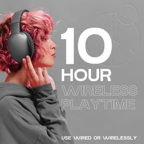 i Joy Ultra Wireless Bluetooth Headphones – Premium Noise-Canceling Over-Ear Comfort with 10-Hour Playtime, Integrated Mic, SD Card Slot, and Wired Backup – Stylish Green Design for Exceptional Audio Clarity and Immersive Listening Experience