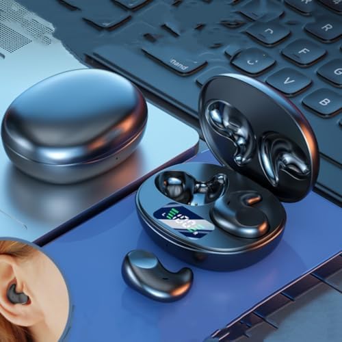 Premium Invisible Noise-Canceling Wireless Sleep Earbuds – Lightweight Ergonomic Bluetooth Headphones for Ultimate Comfort, Discreet Sound Clarity, and Enhanced Sleep Quality – Perfect for Travel, Outdoor Activities, and Uninterrupted Relaxation with Long Battery Life and Sweat-Resistant Design