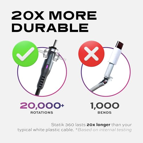Enhance Your Charging Efficiency with the Statik 360 Magnetic 3-in-1 Cable – Versatile 6 FT Length, Rapid 3 A Power Delivery, Glo Bright Indicator for Effortless Low-Light Connectivity and Universal Device Compatibility