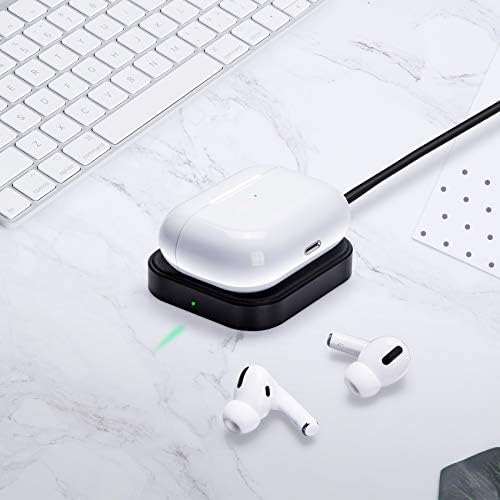 Sleek Silver Wireless Charging Dock for Air Pods Pro 2/3 & Air Pods 2 – Fast, Universal Power Solution for Effortless Charging Anywhere – Modern Aluminum Alloy Design for Home, Office, and Travel Convenience