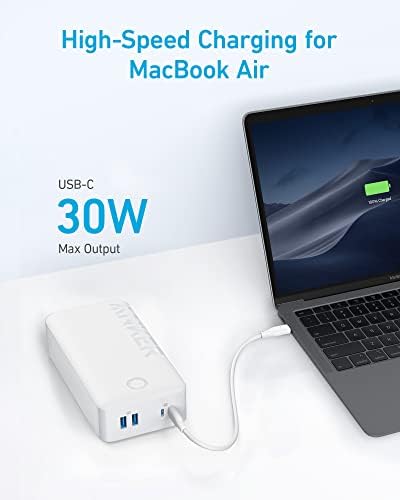 Ultra-Powerful Anker 40,000 m Ah Portable Charger – 30 W USB-C Power Bank for Fast Charging Mac Book, i Phone 15/14/13 Series, Samsung Galaxy, and More – Multi-Device Compatibility for Travelers and Professionals – Sleek, Lightweight Design for Ultimate Portability and Reliability