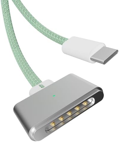 USB-C to Magnetic 3 Cable Compatible with Magsafe Charging Cable for 14” 16” MacBook Pro 2024 M3 Pro & Max, MacBook Air 2022 M2, MacBook Pro 2023 M2 Pro & Max – 6.6ft Black – Enhanced Compatibility and Speed