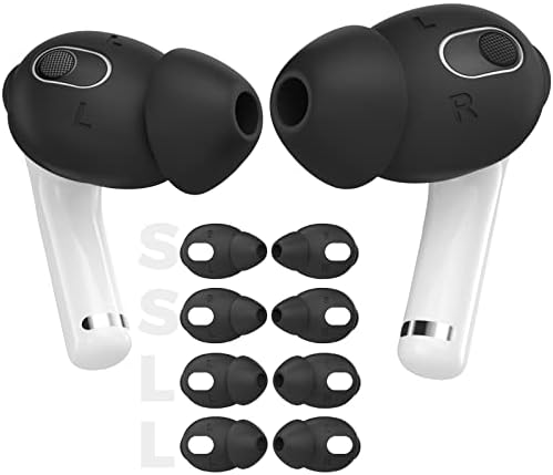 Aha Style Premium Silicone Ear Tips for Air Pods 3 (2021) – 3 Pairs in Large, Medium, and Small Sizes for Maximum Comfort and Noise Isolation – Ideal Apple Air Pods Accessories for Audiophiles Seeking Superior Sound Quality and Enhanced Listening Experience