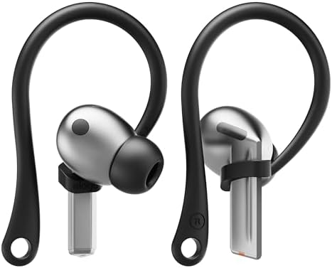 Ergonomic Anti-Slip Ear Hooks for Samsung Galaxy Buds 3 & 3 Pro – elago’s Premium Comfort Enhancements for Secure Audio Enjoyment (White)