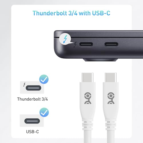 Transform Your Digital Experience with Cable Matters 40 Gbps USB 4 Cable – Exceptional 8 K Video Quality, Ultra-Fast Data Transfer, and High-Power Charging for Mac Book, XPS, and Surface Pro – 6.6 ft Robust Design for Maximum Flexibility and Uninterrupted Performance