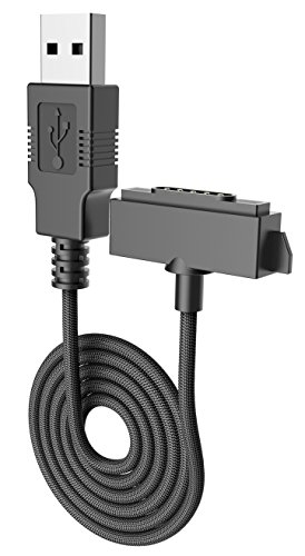 Rugged Braided USB Charging Cable with Magnetic Contacts for Sonim XP5/XP6/XP7 – Durable Nakedcellphone Charger for Fast Syncing and Enhanced Compatibility with XP5700, XP6700, and XP7700 Smartphones – Perfect for Extreme Environments