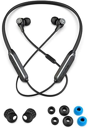 JLab Epic ANC Bluetooth Earbuds – Superior Active Noise Cancelling with Be Aware Audio, 25+ Hour Battery Life, IP54 Sweat Resistance, and Universal Music Control – Perfect for Workouts and Daily Commutes – Fast Bluetooth 5 Connectivity, Black