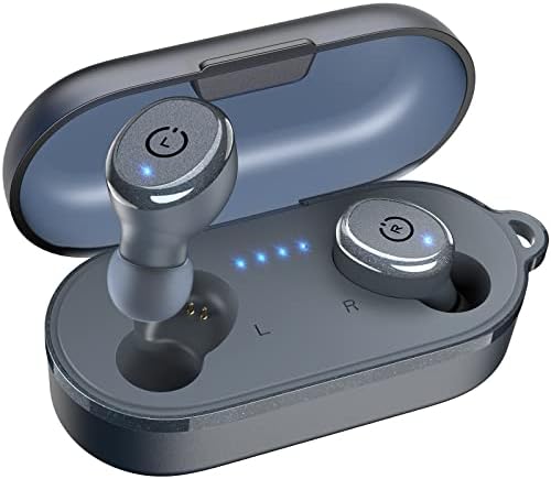 TOZO T10 True Wireless Bluetooth 5.3 Earbuds – 45 Hours Playtime with Wireless Charging Case, IPX8 Waterproof Stereo Headphones with Built-in Mic, Premium Deep Bass Sound & 32 Custom EQs via App for Ultimate Audio Experience