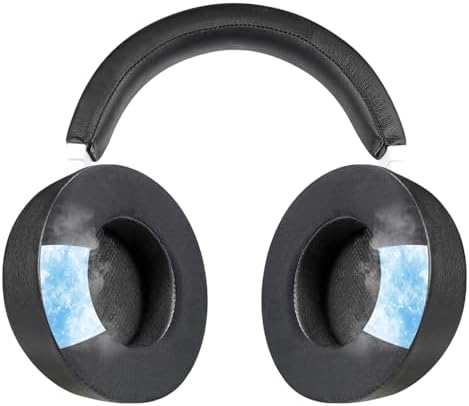Transform Your Corsair Virtuoso RGB Wireless XT SE Gaming Headset with SOULWIT Protein Leather Headband and Advanced Cooling Gel Earpad Replacement Set – Ultimate Comfort Enhancements for Long Gaming Sessions and Unmatched Performance
