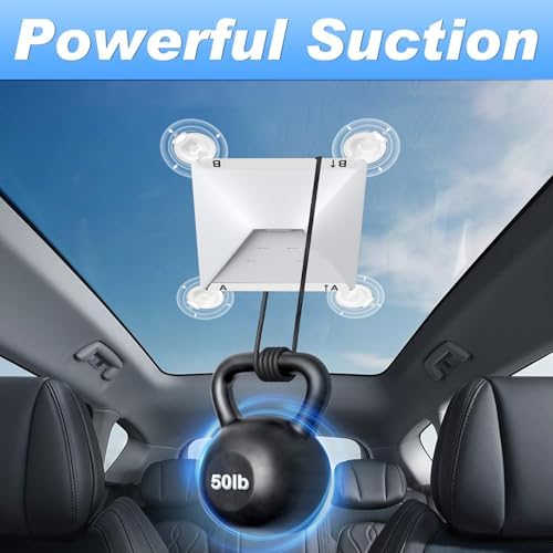 Starlink Mini Suction Cup Mount: Ultimate Travel Companion for Seamless Internet Access on Windows, RVs, and Boats – Strong Hold, Tool-Free Setup, and Lightweight Design for Road Trips and Outdoor Adventures