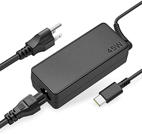 High-Performance 45 W USB-C Charger for HP Chromebook X360 – Rapid Charging & Universal Compatibility for Models 14, 11, and Spectre Series – Reliable Protection Against Overcurrent & Short Circuits – Lightweight Design for On-the-Go Power Solutions – 24/7 Customer Support & 12-Month Replacement Guarantee