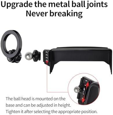 Maser Weller Premium Car Phone Holder for 2019-2025 Toyota Corolla & Corolla Cross – 360° Rotating Mount with Mag Safe Compatibility for Secure, Hands-Free Navigation and Enhanced Safety on the Road