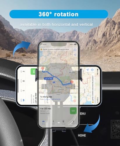 Lexus GX550 2024-2025 Custom Smartphone Mount – 360-Degree Rotating Dash Phone Holder for Safe and Convenient Access – Perfectly Fits Most Smartphones – Effortless Tool-Free Installation for Enhanced Driving Experience – Premium Auto Interior Accessory